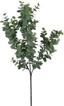Grijs/groene Eucalyptus kunsttak kunstplant 65 cm - Kunstplanten/kunsttakken - Kunstbloemen boeketten