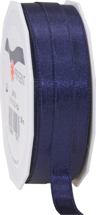 Glorex hobby - Ruban décoratif décoratif en satin pour emballage cadeau - 2 nuances de bleu - 25 mètres x 1 cm