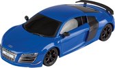 Playtive Bestuurbare Auto Audi R8 GT- Blauw - Schaal: 1:24 - Snelheid: ca. 7 km/u - Aanbevolen leeftijd: vanaf 6 jaar - Met oplichtende koplampen bij het vooruit rijden - Rijduur: ca. 40 minuten