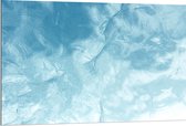 Dibond - Kalme Golfjes in het Water - 120x80 cm Foto op Aluminium (Wanddecoratie van metaal)