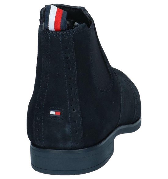 Donker Blauwe Chelsea Boots Tommy Hilfiger Dressy Casual Suede Heren 46 |  bol.com