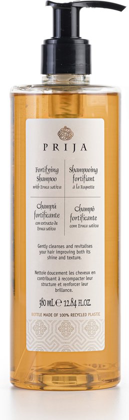 PRIJA Haut- & Haarshampoo Mit Ginseng – 2x 380 Ml, Vitalisierendes Duschgel Für Körper Und Kopfhaut