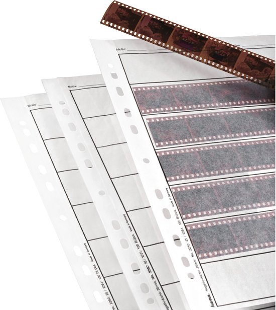 Hama Negatief-hoesjes, perkament, 7 stroken van 6 negatieven, 24x36 mm, 25 st.