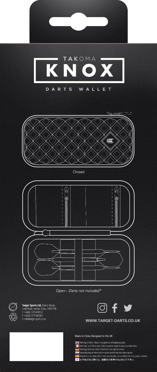 Target Takoma Knox Silver - Dart Case - Darts van Merkloos — afbeelding 5
