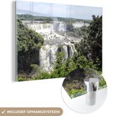 Les cascades d'Iguaçu Plexiglass 120x80 cm - Tirage photo sur Glas (décoration murale plexiglas)