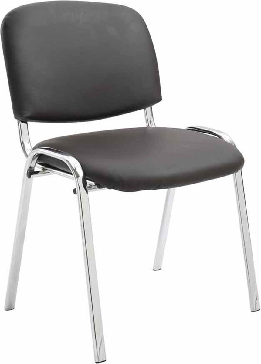 stoel - vergaderstoel - 100% polyurethaan - Zwart - Bezoekersstoel