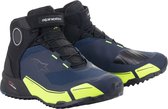 Alpinestars Cr-X Drystar Riding Shoes Black Dark Blue Yellow Fluo US 9 - Maat - Laars