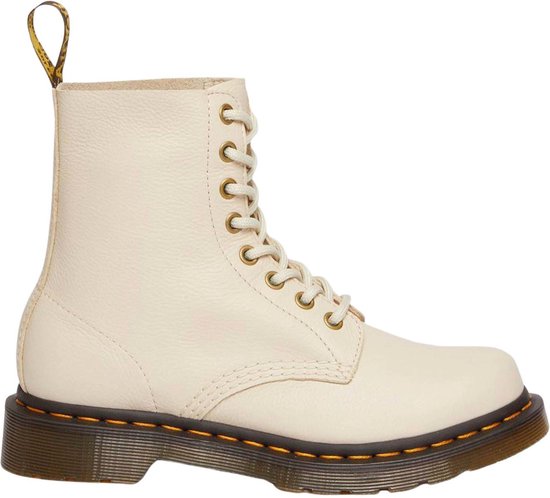 Dr. Martens 1460 PASCAL PARCHMENT BEIGE Volwassenen VeterlaarzenHalf hoge schoenen . bol