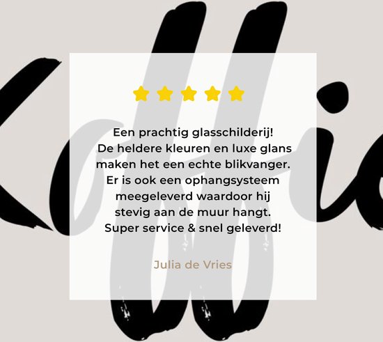 MuchoWow® Peinture sur verre - Café - Taupe - Citation - 120x90 cm - Peintures sur verre acrylique - Photo sur Glas