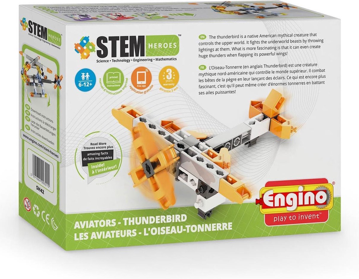Engino Stem Heroes Thunderbird - Bouwstenen Engion