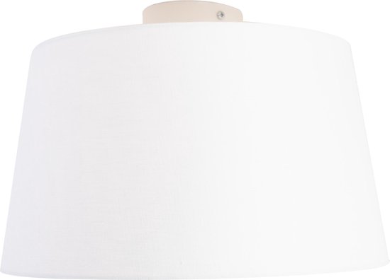 QAZQA combi - Plafondlamp met kap - 1 lichts - Ø - Woonkamer | Slaapkamer | Keuken
