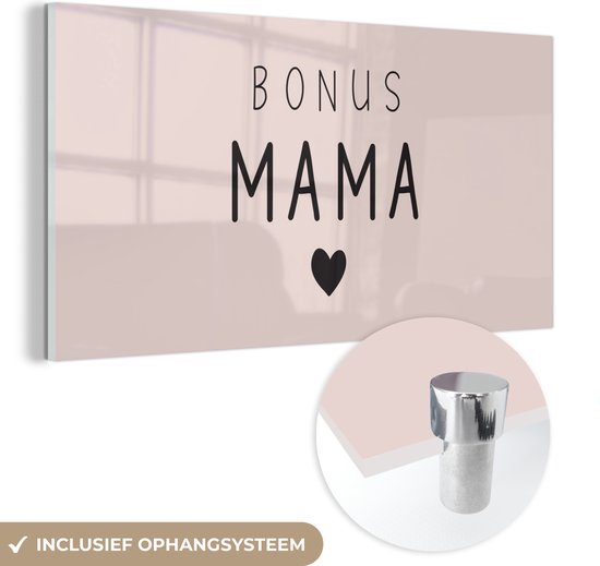 Moederdag Mok - Bonus Mama - Roze