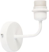 QAZQA matt - Retro Wandlamp voor binnen - 1 lichts - D 150 mm - Wit - Woonkamer | Slaapkamer | Keuken
