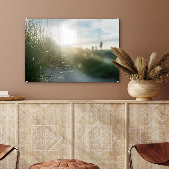 Peinture sur Verre - Plage - Dune - Soleil - 60x40 cm - Peintures sur Verre Peintures - Photo sur Glas