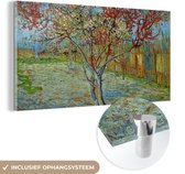 Peinture sur Verre - Le Pêcher Rose - Vincent van Gogh - 160x80 cm - Peintures sur Verre Peintures - Photo sur Glas