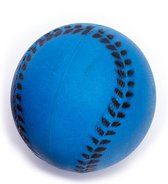 Nobleza hondenspeelgoed - speelbal - rubber - anti lek - massief - 7,2 cm - Blauw