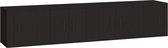vidaXL-4-delige-Tv-meubelset-bewerkt-hout-zwart