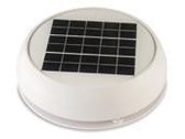 Marinco Solar Minivent 1000-White 3 Day/Night Solar Vent - White