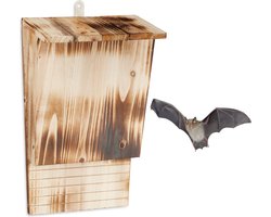 vleermuiskast - 37 x 22 x 12,5 cm - hout