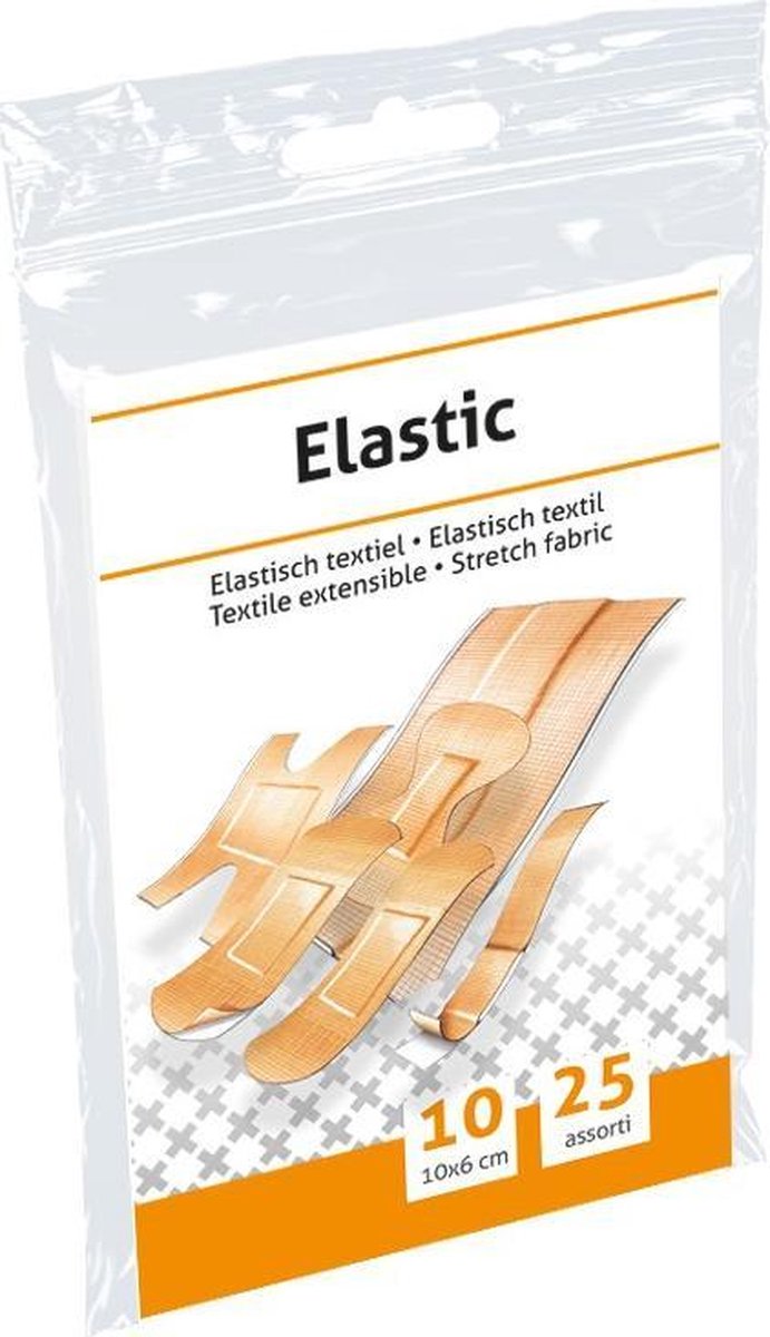 Goedkoopste Pleisterset Elastic assorti (35 stuks