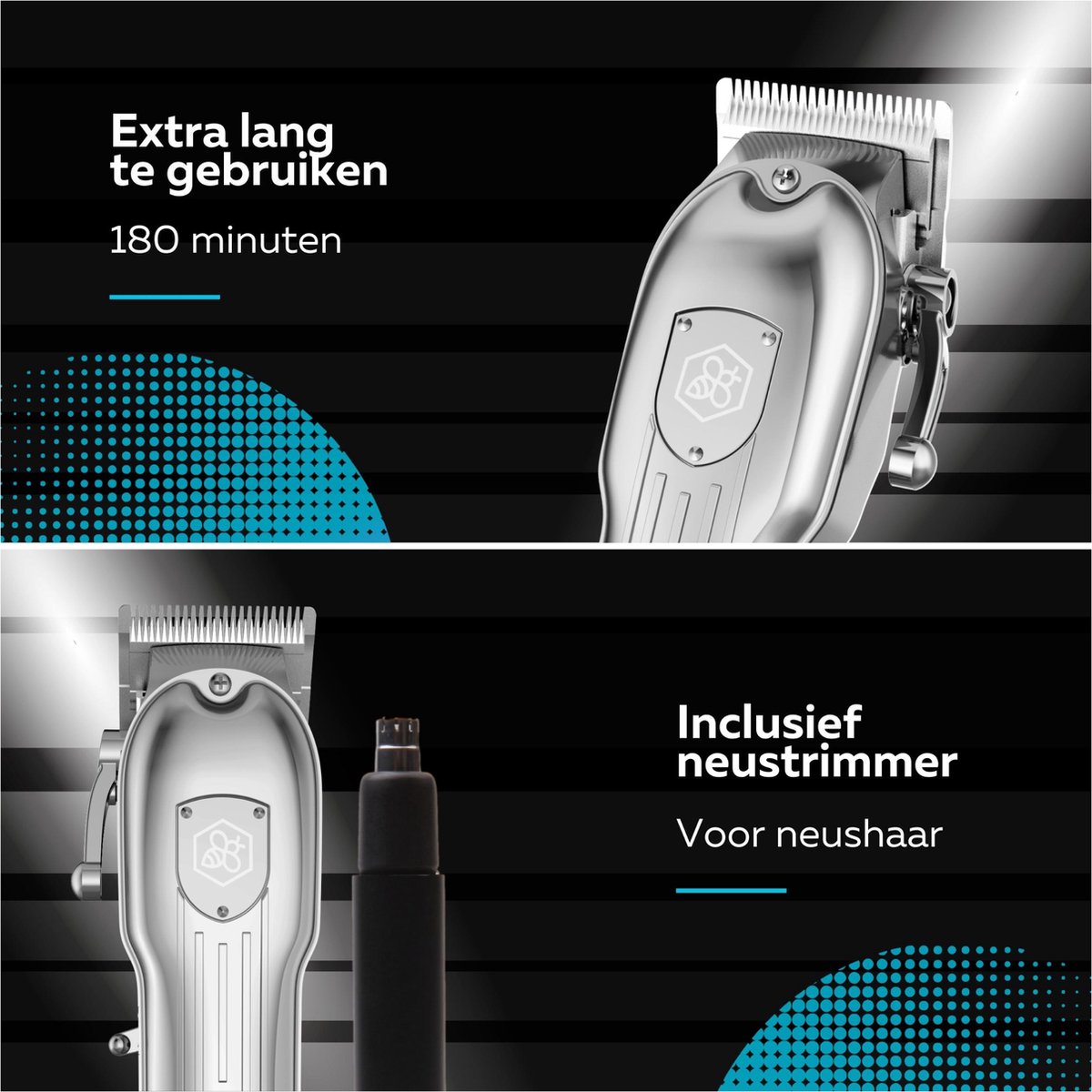Beeperfect® HairClipper Pro - Tondeuse Cheveux Homme - Tondeuse Cheveux -  Tête
