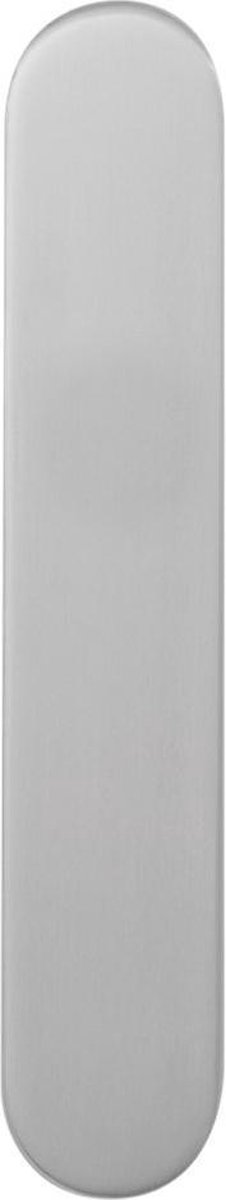 GPF1200.20L/R langschild 218x40x8,5mm BB56 afgerond zonder krukgat RVS geborsteld