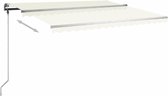 vidaXL Auvent autoportant extensible manuellement Crème 400 x 350 cm