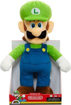 Luigi Super Mario Bros pluche figuur (afmeting 50 cm)