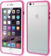 iPhone 6 Plus bumper roze/transparant