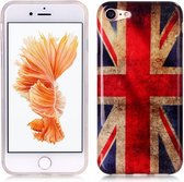 iPhone 7 flexibel cover  met de vlag van Engeland