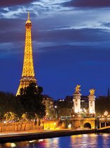 Fotobehang The Eiffel Tower | XXL - 206cm x 275cm | 130g/m2 Vlies