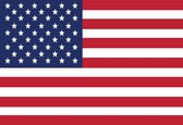 Fotobehang USA America Flag | XL - 208cm x 146cm | 130g/m2 Vlies