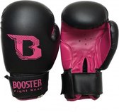 Booster (kick)bokshandschoenen Junior Zwart/Roze 10oz