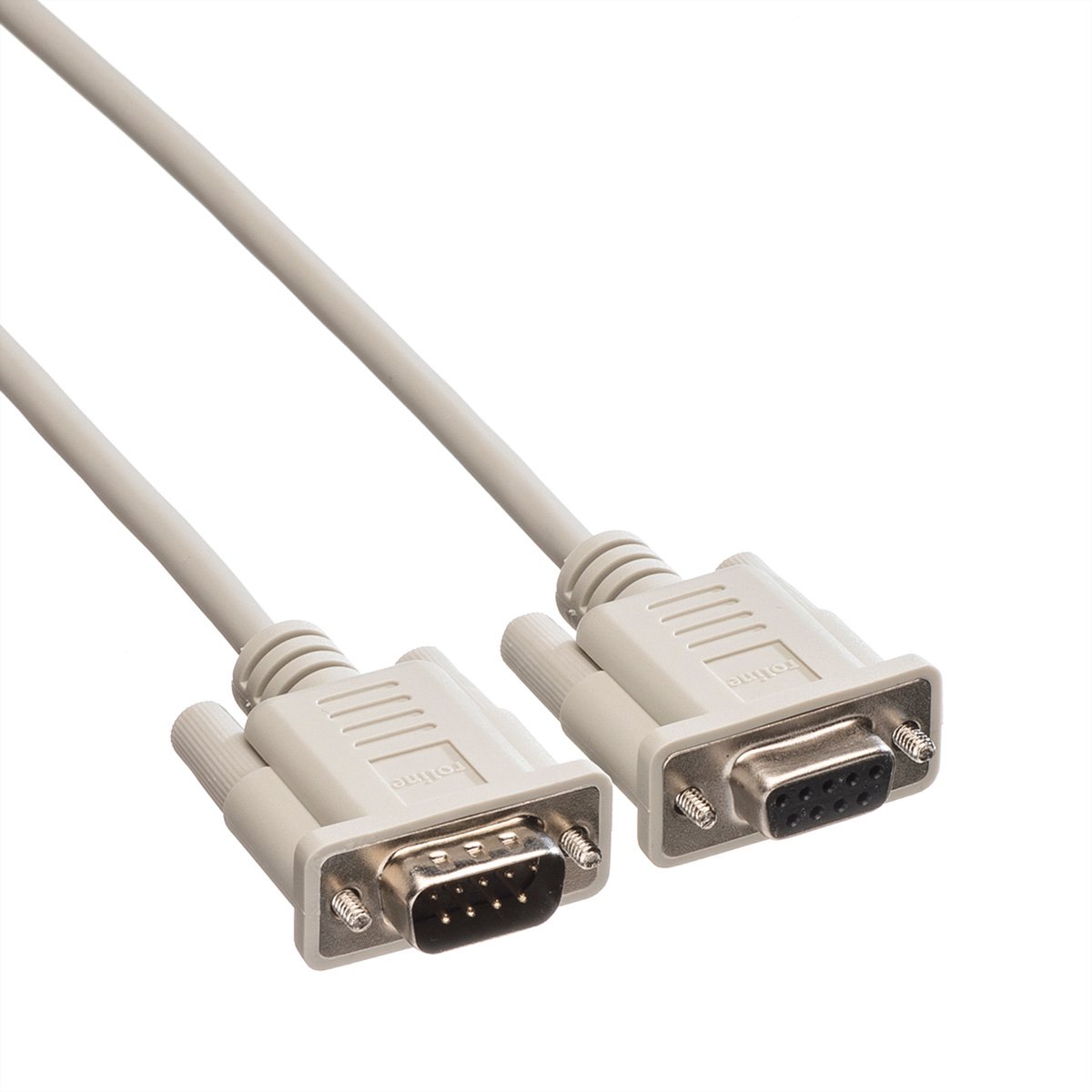ROLINE RS232 9pol. M/F, 10 m