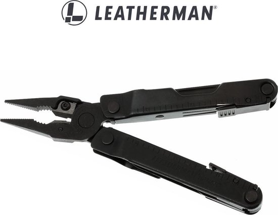 Leatherman Rebar Multi-Tool - 17 Vastklikkende Gereedschappen voor Klussers en Kampeerders - Zwart RVS - Zwart