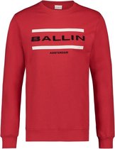 Ballin Amsterdam Stripe Logo Sweater Red