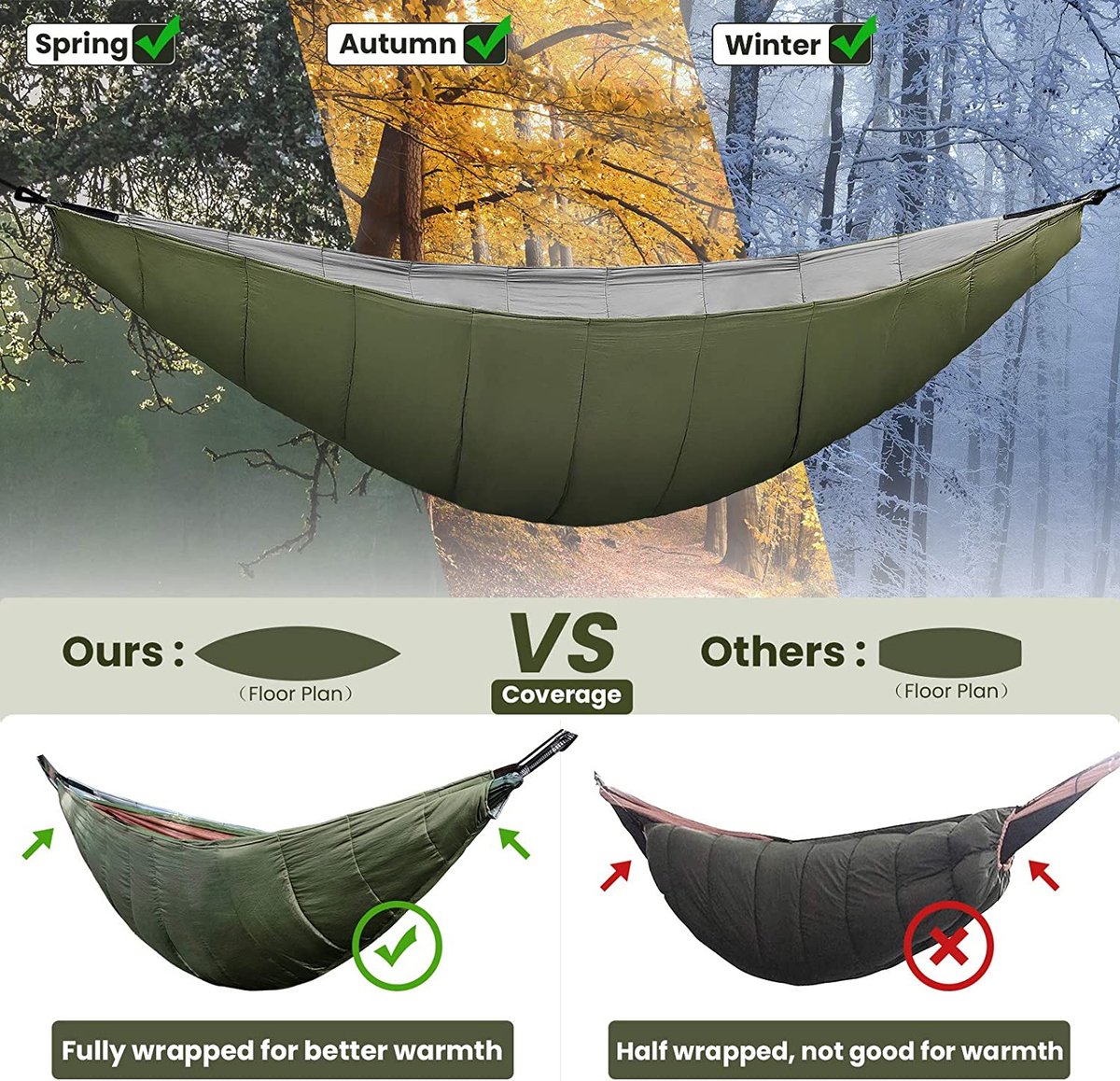 Hammock hangmat stevige hangmat binnen en buiten premium