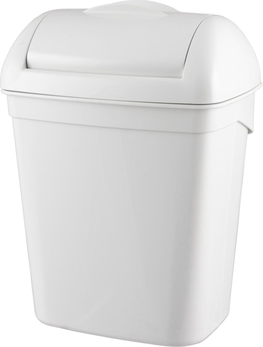 Hygiënebak 8L - Kunststof - Wit - PlastiQline
