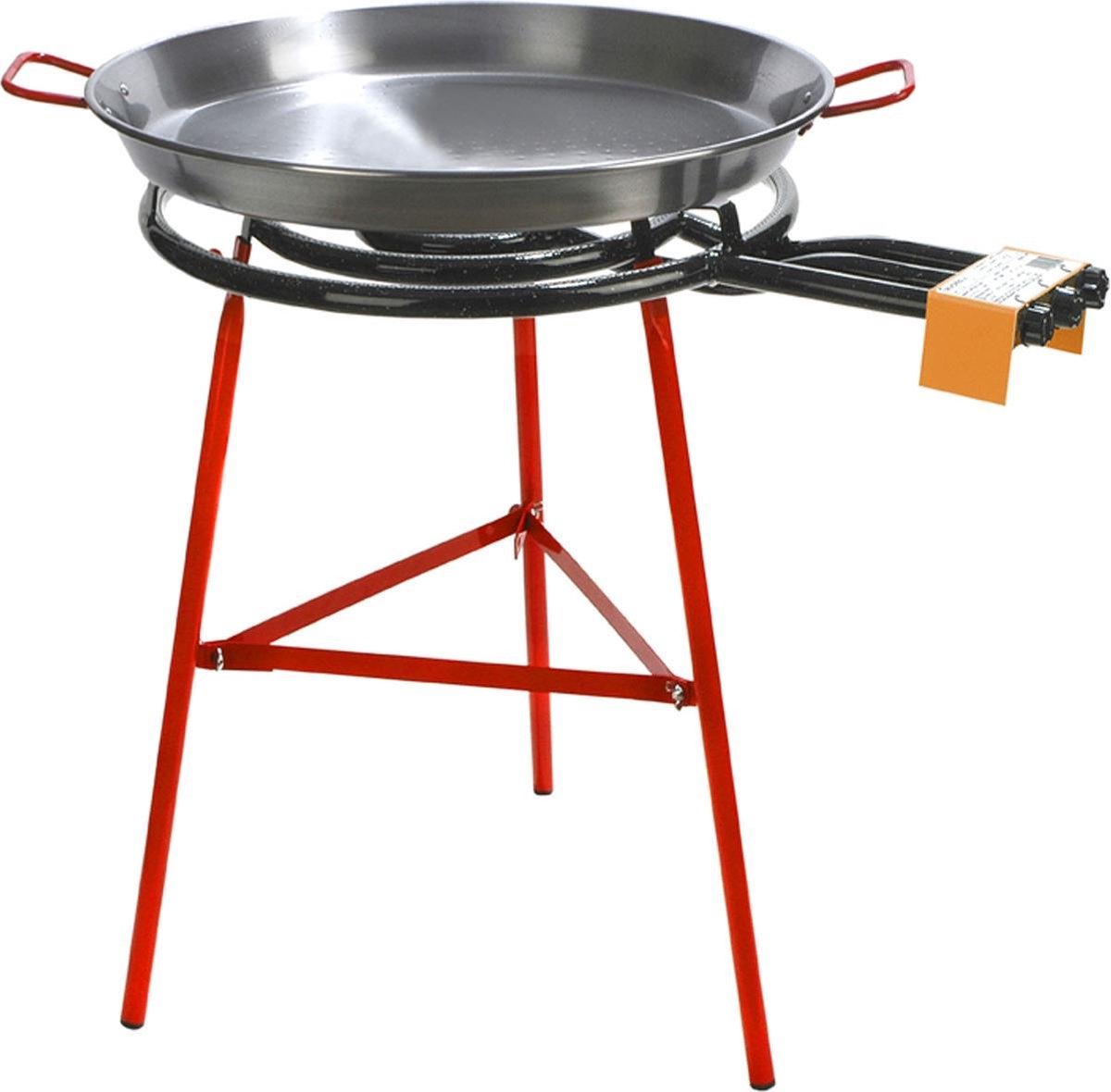 renderen Pilfer sector COMPLETE SET paella brander 60cm met standaard & paella pan | bol.com