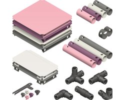 Quadro Upgrade Kit Home - Roze/Grijs
