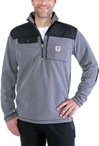 Carhartt Fallon Half-Zip Sweatshirt Charcoal Vest Heren