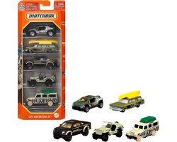 Matchbox Set met 5 auto's - Raceauto's - speelgoedauto