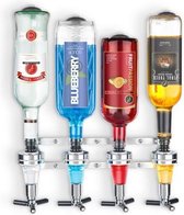 Final Touch - Distributeur de boissons Wall / Wall - Bar Butler - Porte-bouteille 4 voies