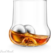 Final Touch - Verre à whisky Rockroller avec pierres de whisky