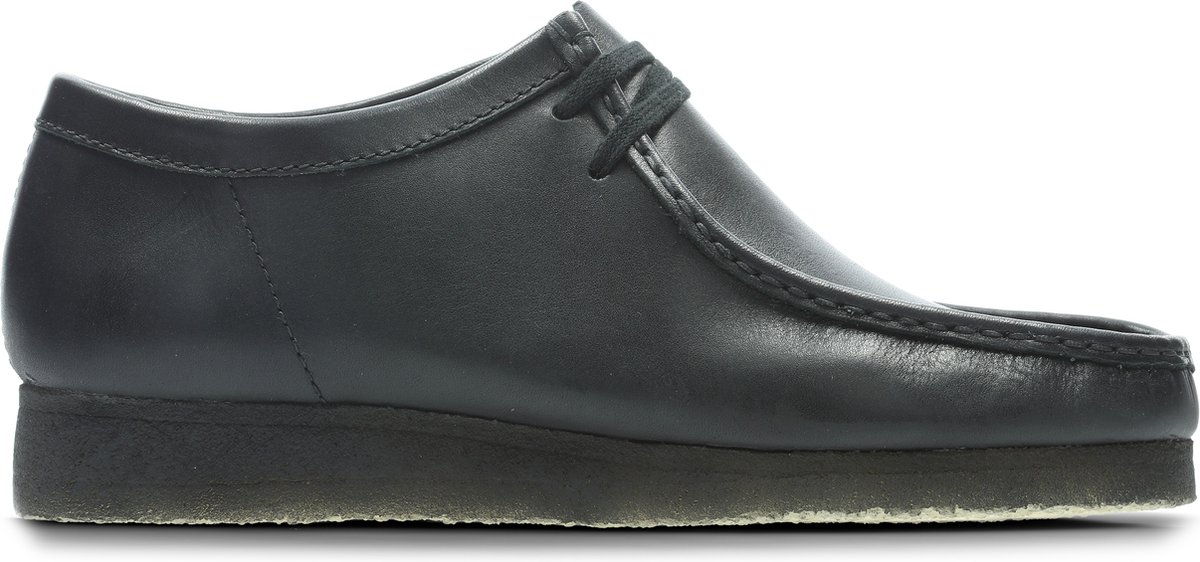 CLARKS Schnürschuhe Wallabee Black Leather