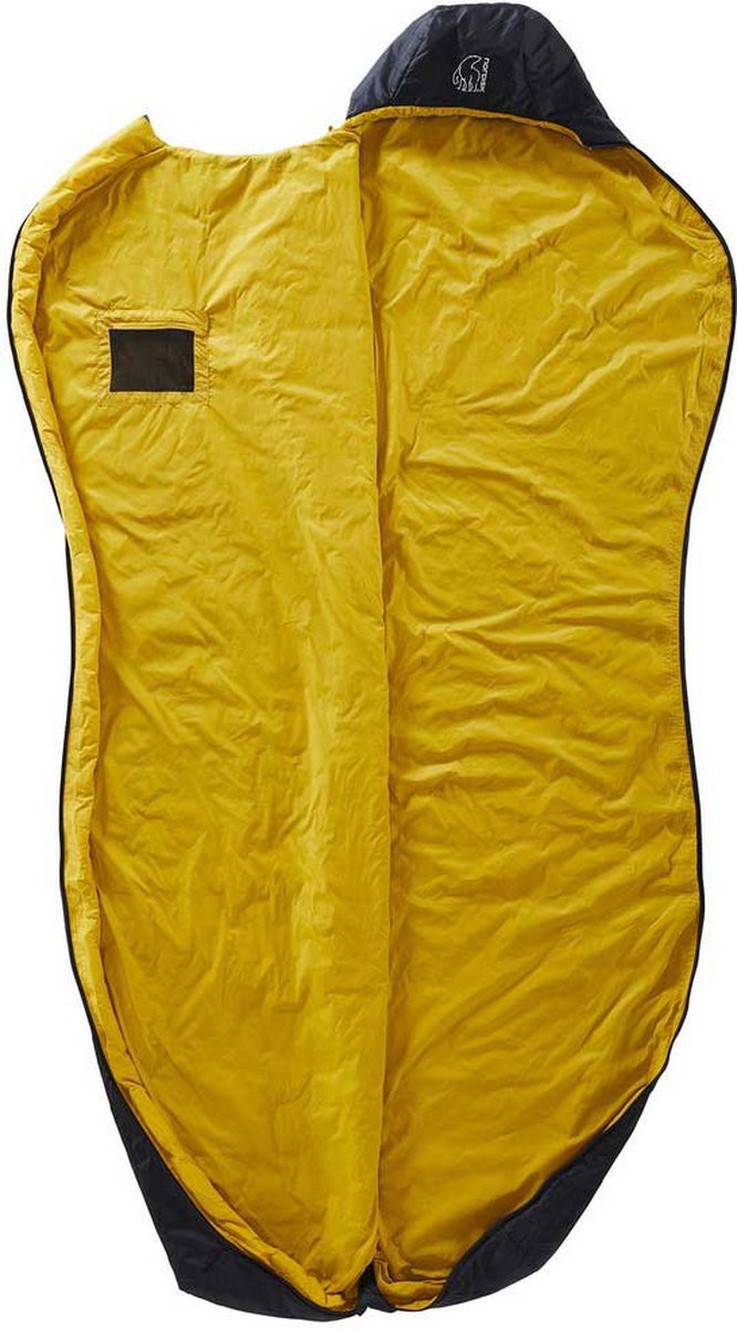 Nordisk Gormsson +10° Curve Slaapzak XL, zwart/groen