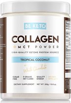 Be Keto | KETO Collagen + MCT | Tropical Coconut + White Chocolate | 1 x 300 gram