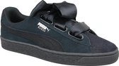 Puma Wns Suede Heart Pebble 365210-04, Vrouwen, Zwart, Sneakers maat: 40 EU