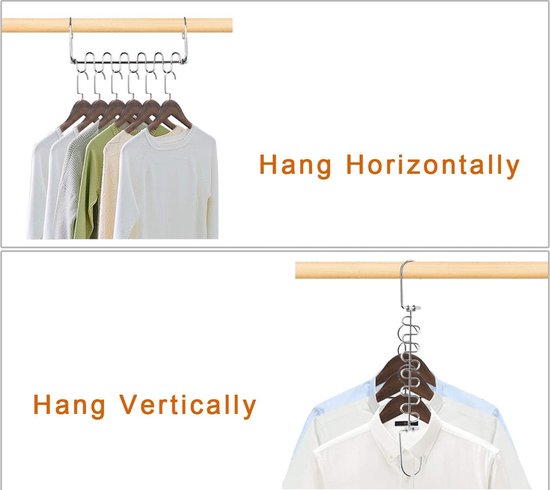 6 Magische Kleerhanger Organizer, Ruimtebesparende