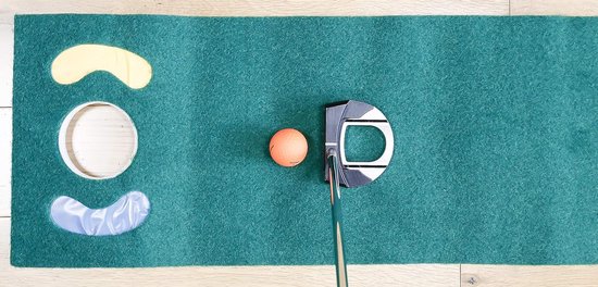 Putting Mat Golf - Putting Mat - 180cm - Putting Green - Golf - Training van Liookki — afbeelding 4